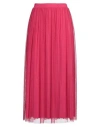 Siste's Woman Maxi Skirt Fuchsia Size M Polyester, Elastane In Pink