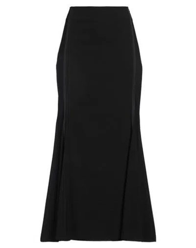Siste's Woman Midi Skirt Black Size Xs Viscose, Nylon, Elastane In Black
