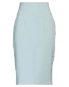 Siste's Gold Capsule Woman Midi Skirt Light Green Size L Polyester, Elastane In Green