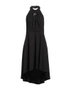 Siste's Woman Mini Dress Black Size Xs Polyester, Elastane In Black