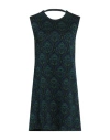 Siste's Woman Mini Dress Black Size Xs Polyester, Viscose, Nylon, Acrylic, Elastane In Black