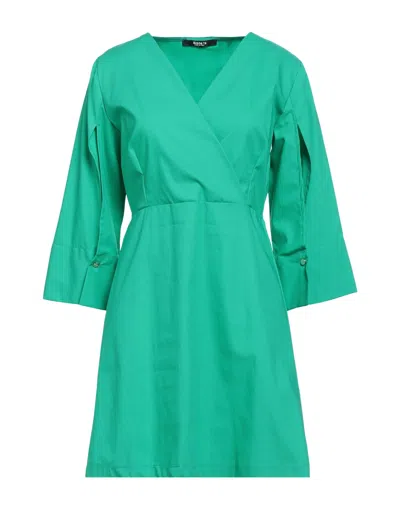 Siste's Short Dresses In Green