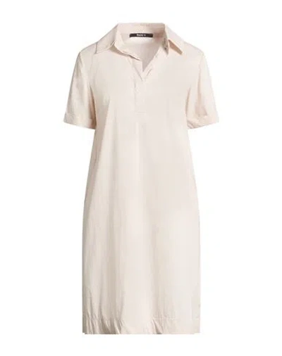 Siste's Woman Mini Dress Ivory Size M Cotton, Polyamide, Elastane In Neutral