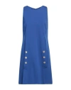 Siste's Woman Mini Dress Light Blue Size S Viscose, Polyamide, Elastane