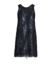 Siste's Woman Mini Dress Navy Size L Polyester, Elastane