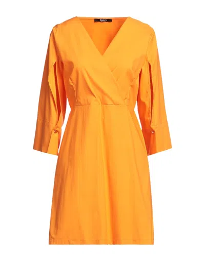 Siste's Short Dresses In Orange