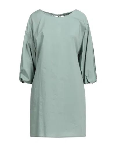 Siste's Short Dresses In Sage Green