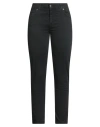 Siste's Woman Pants Black Size 12 Cotton, Elastane