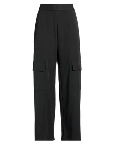 Siste's Woman Pants Black Size S Polyester, Viscose, Elastane