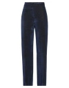 Siste's Woman Pants Blue Size L Polyester, Elastane In Blue