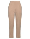 Siste's Woman Pants Camel Size L Viscose, Polyamide, Elastane In Beige