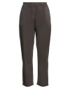 Siste's Woman Pants Chocolate Brown Size 8 Tencel, Cotton, Elastane In Multi