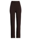 Siste's Woman Pants Chocolate Brown Size S Viscose, Polyester, Polyamide In Brown