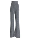 Siste's Woman Pants Grey Size L Acrylic, Wool, Viscose, Alpaca Wool In Gray