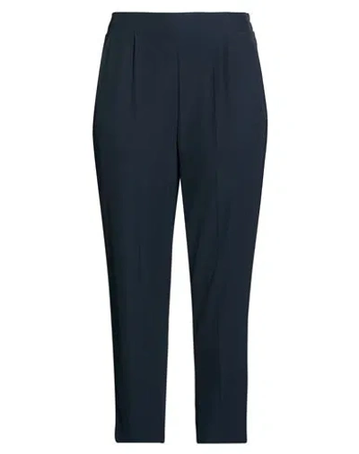 Siste's Woman Pants Midnight Blue Size Xl Polyester, Elastane