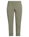 Siste's Woman Pants Military Green Size Xl Cotton, Nylon, Elastane In Green