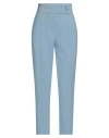 Siste's Woman Pants Sky Blue Size L Polyester, Elastane In Blue