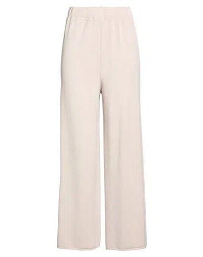 Siste's Woman Pants Taupe Size M Viscose, Pbt - Polybutylene Terephthalate, Nylon In Gray