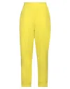 Siste's Woman Pants Yellow Size M Polyester, Elastane In Yellow