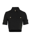 Siste's Woman Shirt Black Size Xs Viscose, Nylon, Elastane In Black