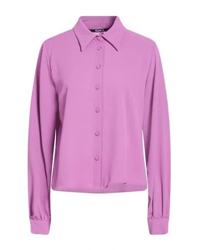 Siste's Woman Shirt Mauve Size S Recycled Polyester, Polyester In Pink