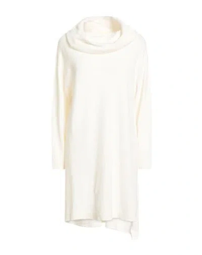 Siste's Woman Sweater Ivory Size L Polyamide, Wool, Viscose, Cashmere In Neutral