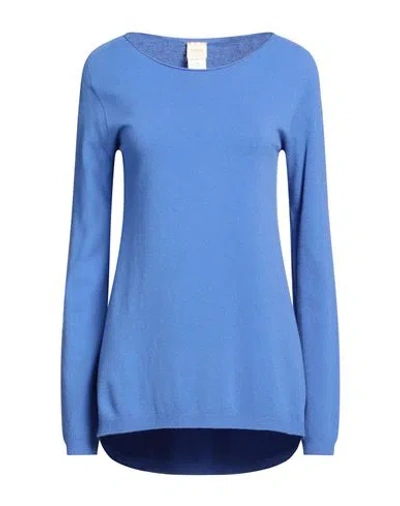 Siste's Woman Sweater Light Blue Size S Viscose, Wool, Polyamide