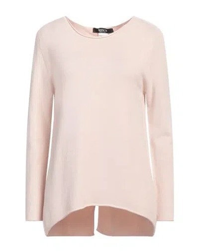 Siste's Woman Sweater Light Pink Size M/l Viscose, Polyamide