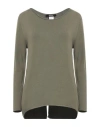 Siste's Woman Sweater Military Green Size S/m Viscose, Polyamide