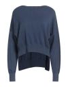 Siste's Woman Sweater Slate Blue Size S Viscose, Pbt - Polybutylene Terephthalate, Nylon