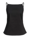 Siste's Woman Top Black Size L Cotton, Elastane