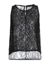 Siste's Woman Top Black Size L Polyester In Black