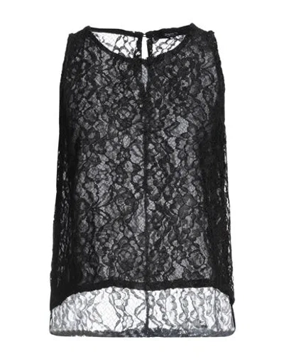 Siste's Woman Top Black Size L Polyester