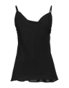 Siste's Woman Top Black Size L Polyester