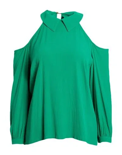 Siste's Woman Top Green Size S Viscose