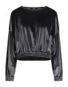 Siste's Woman Top Grey Size M Polyester, Elastane In Gray