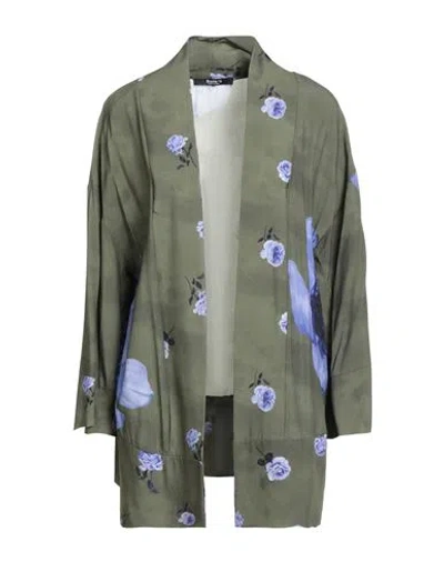 Siste's Woman Top Military Green Size M Viscose