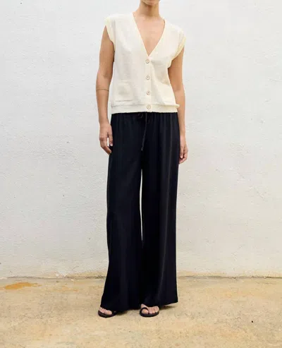 Sita Murt Button Down Waistcoat In Ivory In White