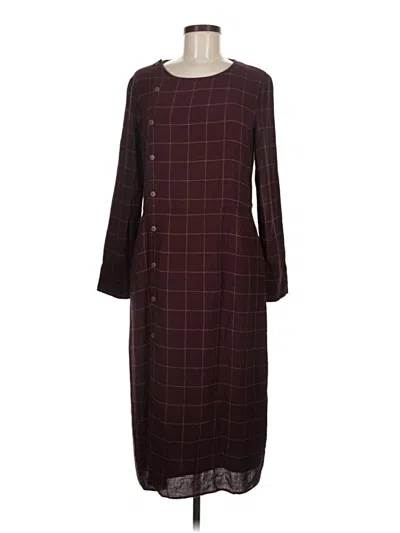 Pre-owned Sita Murt Casual Dress In Burgundy