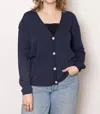 Sita Murt Classic Long Sleeves Cardigan In True Blue