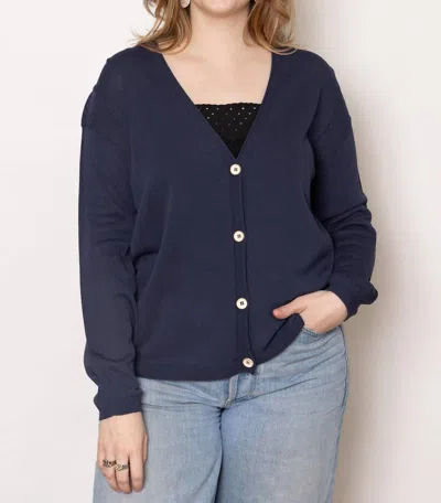 Sita Murt Classic Cardigan In True Blue