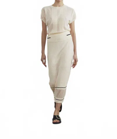 Sita Murt Drop Sleeve Jumper In White In Neutral