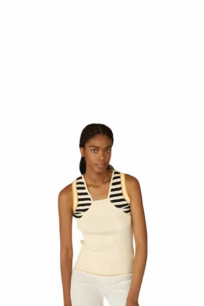 Sita Murt Knit Tank Top In Cream In White