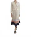 Sita Murt Short Knitted Cardigan In A La Carte Natural In Neutral