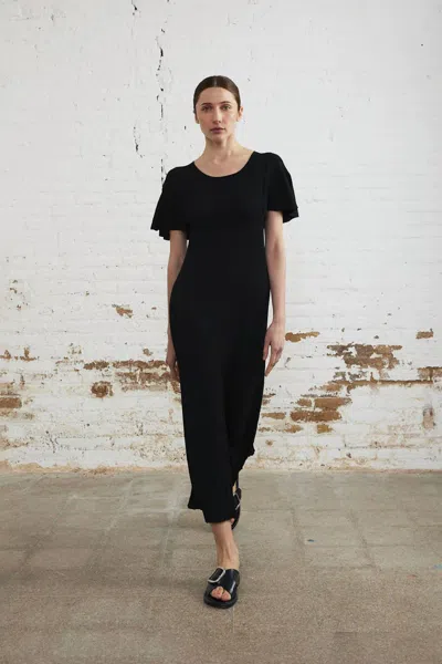 Sita Murt Rib Knit Long Dress In Black