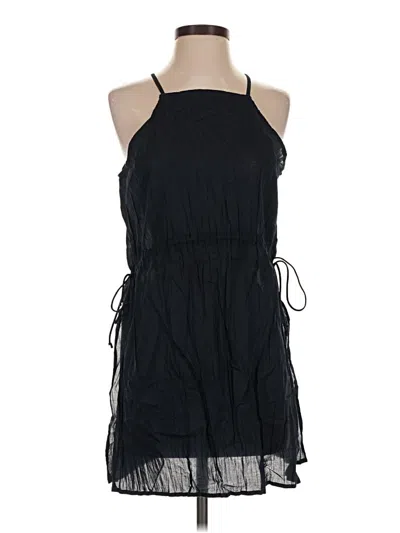 Pre-owned Sita Murt Tank Top Black Halter Neckline Tops