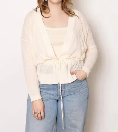 Sita Murt Tie Waist Jacket In Natural