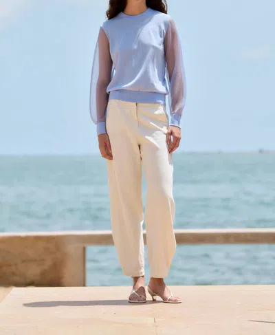 Sita Murt Transparent Sweater In Ice Blue
