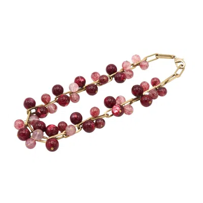 Sita Nevado Women's Abaco Necklace - Dark Red