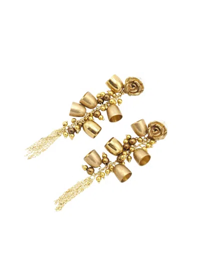 Sita Nevado Women's Abril Earrings - Gold